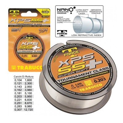 Fir monofilament Trabucco TF XPS Super Soft Plus 0,104mm/1,60kg/150m foto