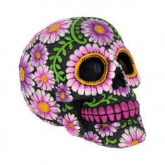 Statueta sugar skull Petale 14.5 cm foto