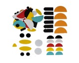 Set puzzle interactiv din lemn, 49 elemente, MalPlay 109726