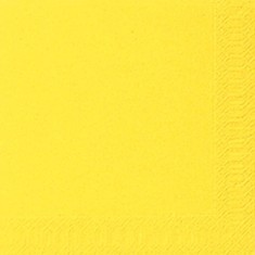 Servetele Galbene pentru Masa Duni, 125Buc/Pachet, 33x33 cm, 3 Straturi, Servetele, Servetele de Hartie, Servetele din Hartie, Servetele de Masa, Serv foto