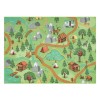 COVOR REBEL ROADS Wild life 90 Pădure, animale antiderapant pentru copii - z&ouml;ld , 95x200 cm