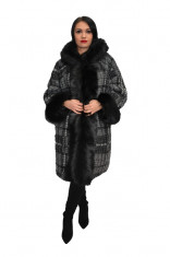 Jacheta din lana, nuanta de gri, captusita foto
