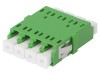 Conector Fibra Optica Mama FIBRAIN Quad SM A001-LCA-4X-2118 Monomod Soclu Plastic Verde