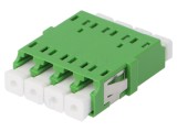 Conector Fibră Optică Cuplă Monomod Quad LCA Mamă