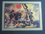 Filatelie Coreea de Nord 1989 &ndash; &quot;PHILEX FRANCE 89&quot;, Eug&egrave;ne Delacroix &quot;Libertatea Conduc&acirc;nd Poporul&quot;, 70 Ch Obliterat, Stampilat