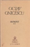 Memorii, Volumul al II-lea (Onicescu)