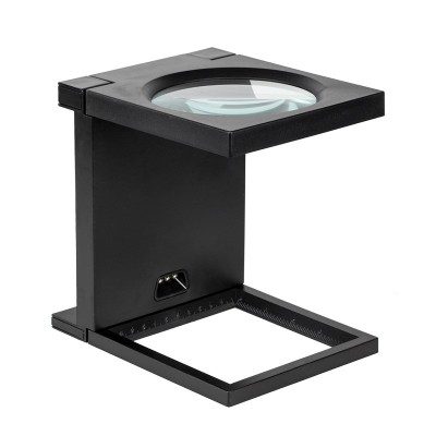 Stand cu lupa 108mm 2.5D 3x LED foto