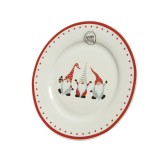 Cumpara ieftin Farfurie - Dwarf White/ Red 20 cm | Kaemingk