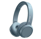Casti Stereo Wireless Philips TAH4205BL/00, Microfon, Bluetooth 5.0, On-Ear, Bass Boost (Albastru)