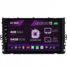 Navigatie Volkswagen T-Roc (2017-Prezent), Android 12, Q-Octacore 4GB RAM + 64GB ROM, 9 Inch - AD-BGQ9004+AD-BGRKIT035V2