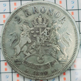 Suwdia 2 kronor 1890 argint - Oscar II - tiraj 72.000 - km 761 - A010, Europa