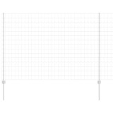 VidaXL &Icirc;ngrădire cu st&acirc;lpi Argintiu 1.5 x 10 m Oțel 3336174
