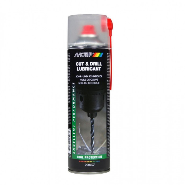 Spray lubrifiant pentru tăiere și filetare la rece MOTIP Cut&amp;Drill, 500ml