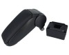Cotiera Auto Premium Dedicata Seat Leon 1M (1996-2005) ALM, Negru, Piele Ecologica, Spatiu Depozitare, Montaj Facil