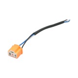 Mufa soclu pentru bec H4 auto cu fire, conexiune sigura