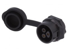 Conector Circular Soclu 16mm 3PIN Aurit Mama foto