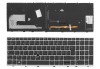 Tastatura laptop noua HP EliteBook 850 G5 SILVER FRAME BLACK Backlit UK