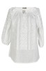 Bluza tip ie dama B23, alb creta , marimea L, Bumbac