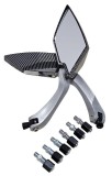 Oglinzi Moto Carbon SF-036, Set 2 buc, 8/10mm, Universal, Scutere, ATV