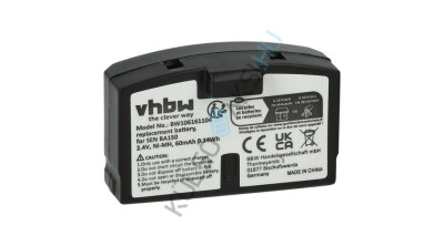 Baterie de &amp;icirc;nlocuire pentru căști fără fir VHBW pentru Sennheiser BA151, BA150, BA152 - 60 mAh 2,4 V NiMH foto