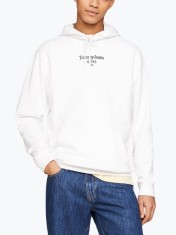 Hanorac barbati HOODY cu imprimeu cu logo pe spate, croiala Regular fit, Alb, XL