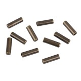 Set 10 terminatii metalice pentru snur Crisalida, diametru 4 mm, 5 x 17 mm, Vintage