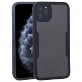 Cumpara ieftin Husa iPhone 11 Pro Max 360 grade silicon TPU transparenta Negru, Techsuit
