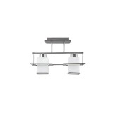 Lustra Kyoto Crom+Negru+Alb 2xE27 60W, Erste
