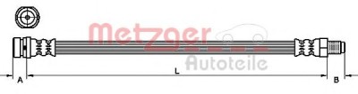Conducta / cablu frana FORD C-MAX II (DXA) (2010 - 2016) METZGER 4111214 foto