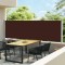 vidaXL Copertină laterală retractabilă de terasă, maro, 140 x 600 cm 313374