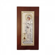 Icoana Argint Gerontissa Sporul Casei 6x12cm