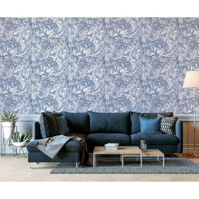 DUTCH WALLCOVERINGS Tapet &amp;quot;Liquid Marble&amp;quot;, albastru GartenMobel Dekor foto