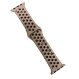 Curea sport, THD, tip Nike Desert Stone, compatibila Apple Watch 41 mm seria 9, Apple Watch SE 40 mm, galben nisip
