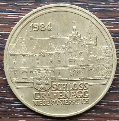 (S) MONEDA AUSTRIA - 20 SCHILLING 1984, PALATUL GRAFENEGG foto