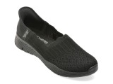 Cumpara ieftin Pantofi sport SKECHERS negri, SEAGER, din material textil