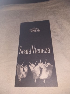 PROGRAM OPERA ROMANA 1977 &amp;quot;SEARA VIENEZA&amp;quot; foto