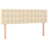 Cumpara ieftin Tablii de pat, crem, 144x5x78/88 cm, textil