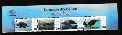 Indonezia - Fauna WWF - TESTOASE - MNH foto