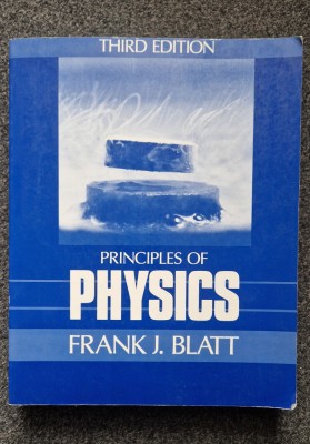 PRINCIPLES OF PHYSICS - Frank Blatt foto