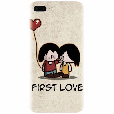 Husa silicon pentru Apple Iphone 8 Plus, First Love Great Lock Screen foto