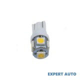 Bec pozitie t10 5 led smd 5050 lumina alba 12v (pret/set) 10714w Alta marca Alt model #7, Array