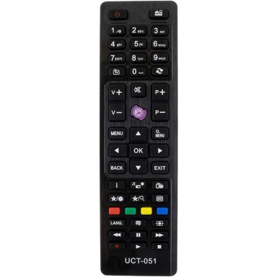 Telecomanda universala pentru TV, Hitachi, UCT-051, Negru foto