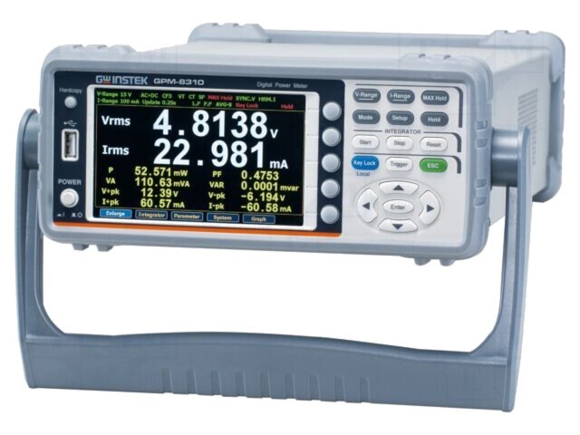 Aparat de măsură de putere GW INSTEK LCD TFT 5 True RMS 30A 600V 30VA