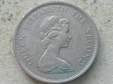 JERSEY-10 NEW PENCE 1980, Europa, Cupru-Nichel