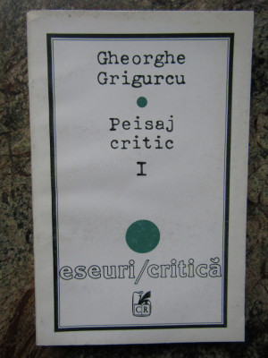 Gheorghe GRIGURCU - PEISAJ CRITIC I (1993 - CA NOUA!!!) foto