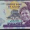Bancnota EXOTICA 20 KWACHA - MALAWI, anul 2019 * Cod 58= UNC