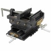 VidaXL Menghină &icirc;n cruce mașină de găurit, acționare manuală, 150 mm