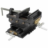 vidaXL Menghină &icirc;n cruce mașină de găurit, acționare manuală, 150 mm