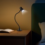 Lampa de birou flexibila cu clema &ndash; USB &ndash; reglaj intensitate si temperatura de culoare &ndash; LED &ndash; metal Best CarHome