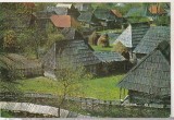 Bnk cp Asezare maramureseana - Vedere - uzata, Necirculata, Printata, Maramures